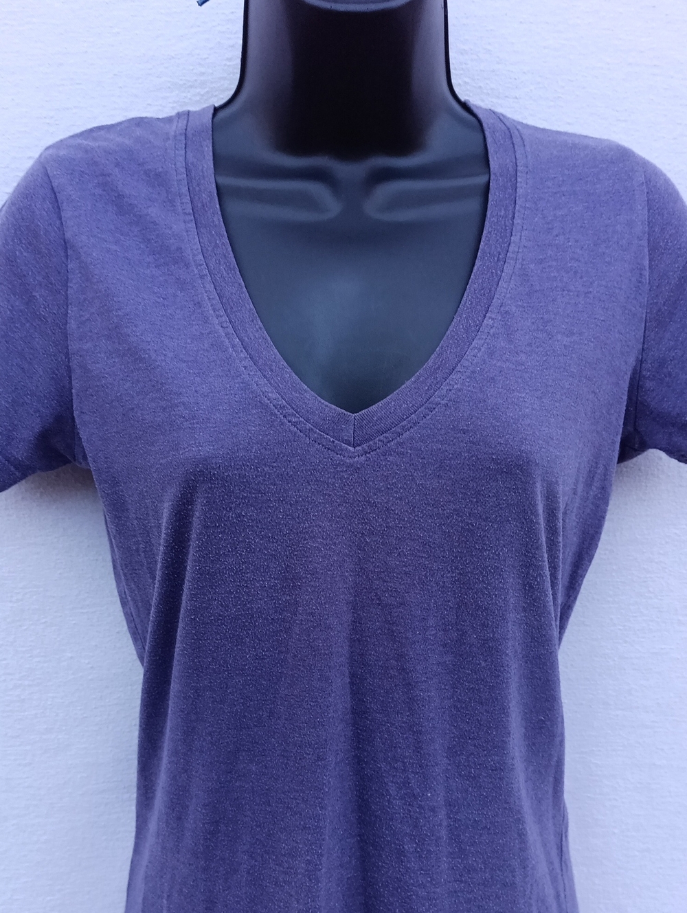 Women's V-Neck Purple Tee